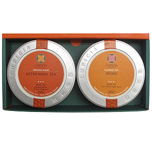 ≪ルピシア≫紅茶の贈り物2缶セット(アフタヌーンティー＆白桃）
